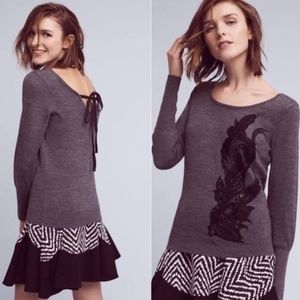 Anthropologie Tie Back Pullover